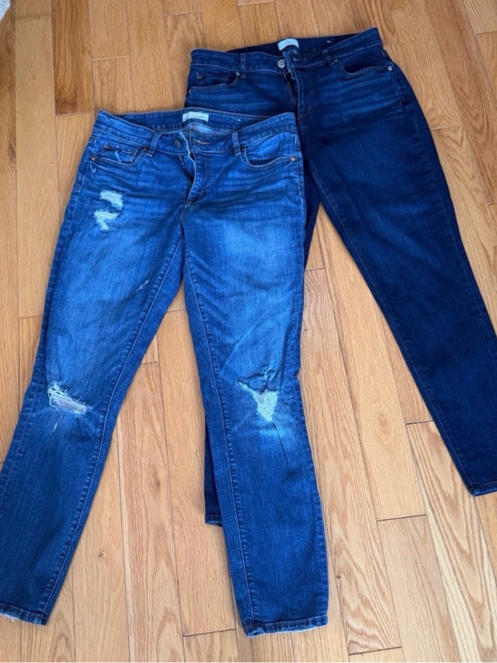 LOFT 2 pairs blue Jeans